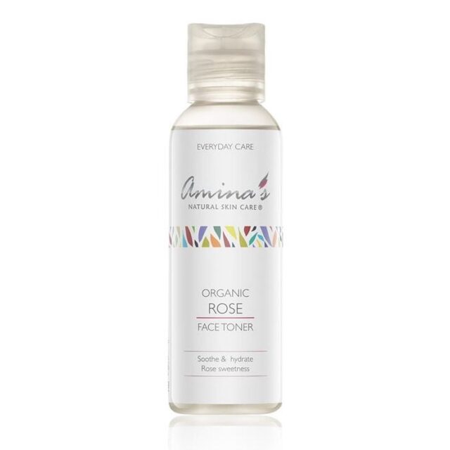 Amina's Natural Skincare Organic Rose Water Face Toner
