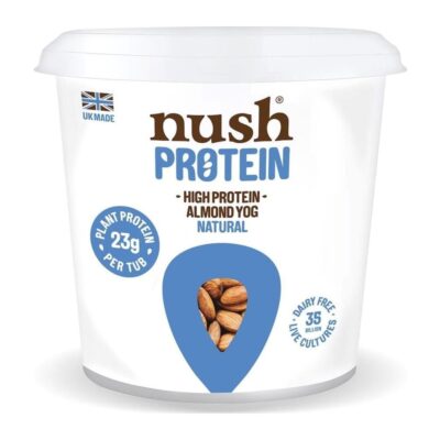 Nush Protein Natural Almond M*lk Yog