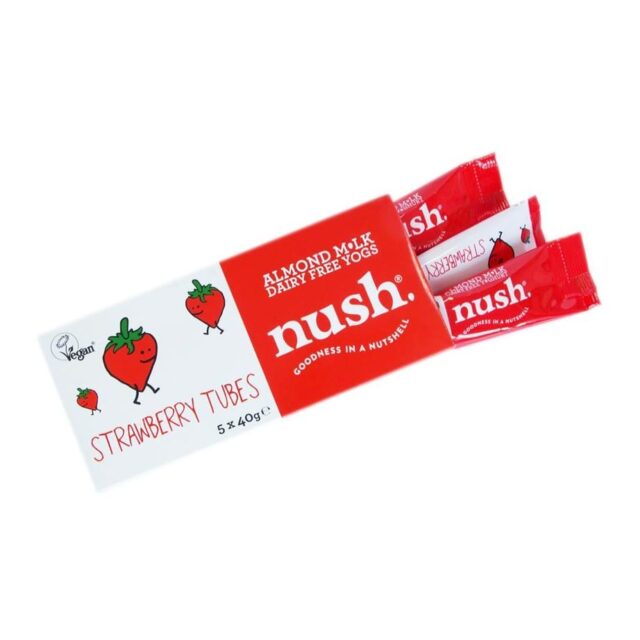 Nush Strawberry Almond M*lk Yog Tubes 5 x