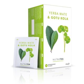 Nutratea Nutra Yerba Mate & Gotu Kola - 20 Herbal Tea Bags