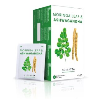 Nutratea Nutra Moringa Leaf & Ashwagandha - 20 Herbal Tea Bags