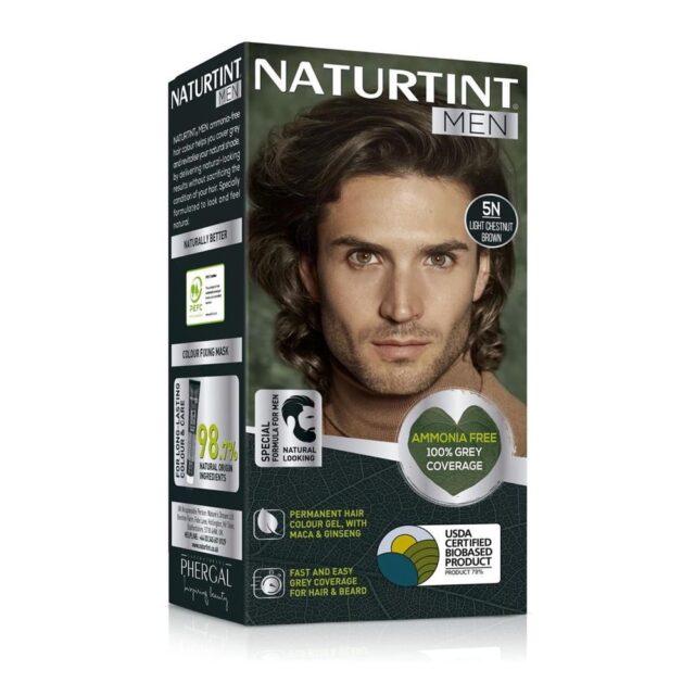 Naturtint Men Permanent Hair Colour Light Chestnut Brown 5N