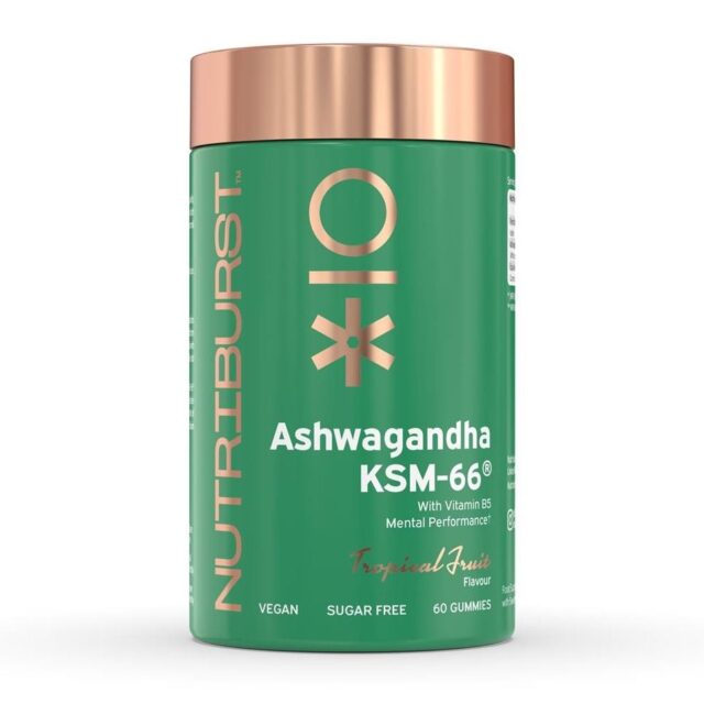 Nutriburst Sugar-Free Vegan Ashwagandha KSM-66 60 x Gummies