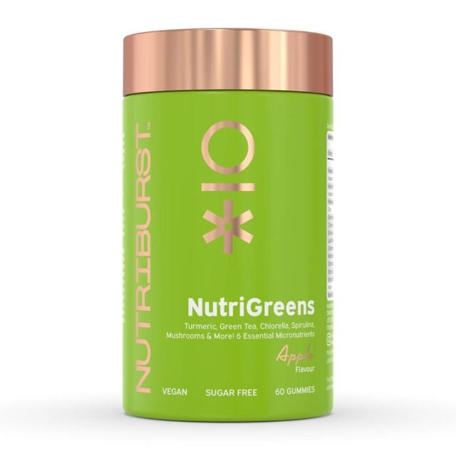 Nutriburst Sugar-Free Vegan Nutri Greens 60 x Gummies