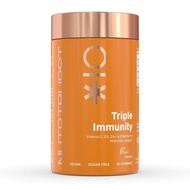 Nutriburst Sugar-Free Vegan Triple Immunity 60 x Gummies