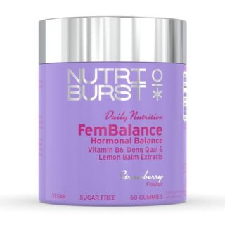 Nutriburst Fembalance Vegan Sugar-Free 60 Gummies