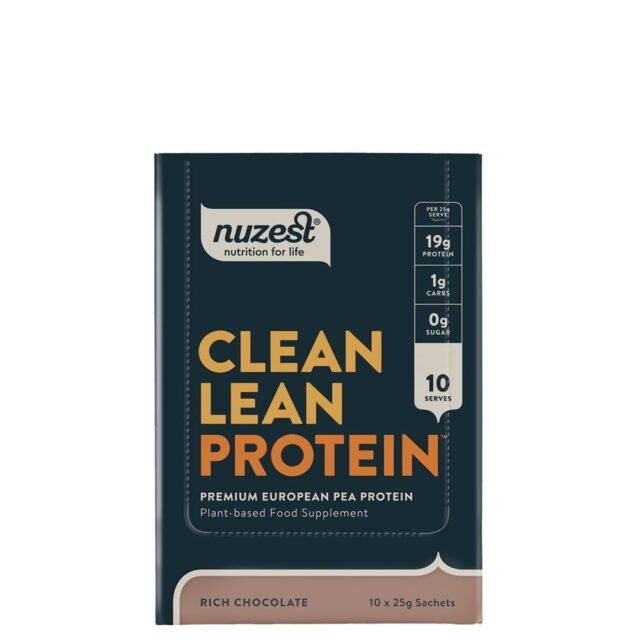 NuZest Clean Lean Protein Rich Chocolate 10x25g Sachets Box