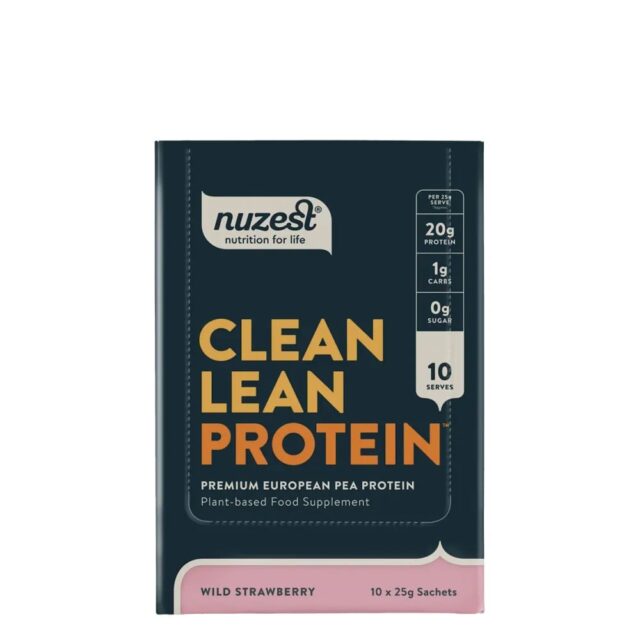 NuZest Clean Lean Protein Wild Strawberry 10x25g Sachets Box