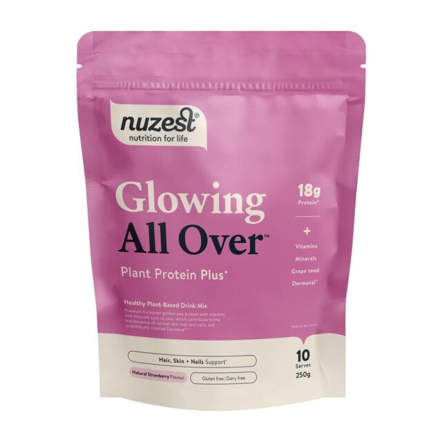 NuZest Protein Plus Glowing All Over Strawberry