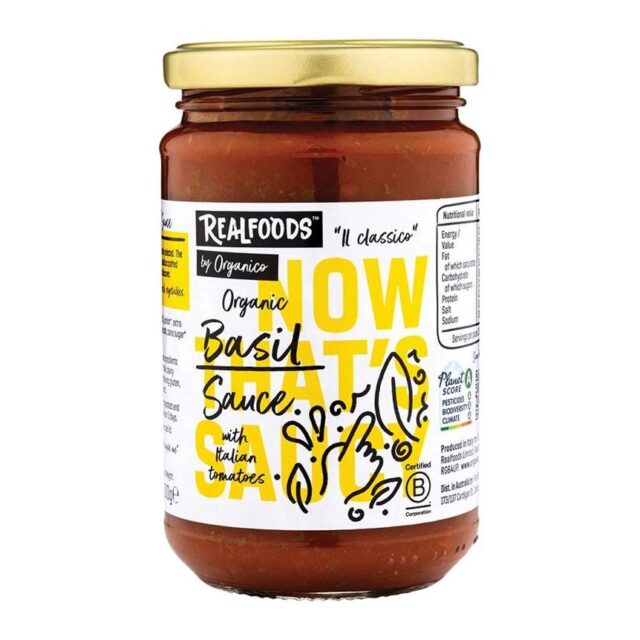 Organico Organic Tomato and Basil Sauce