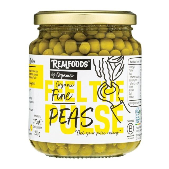 Organico Organic Fine Peas in Water