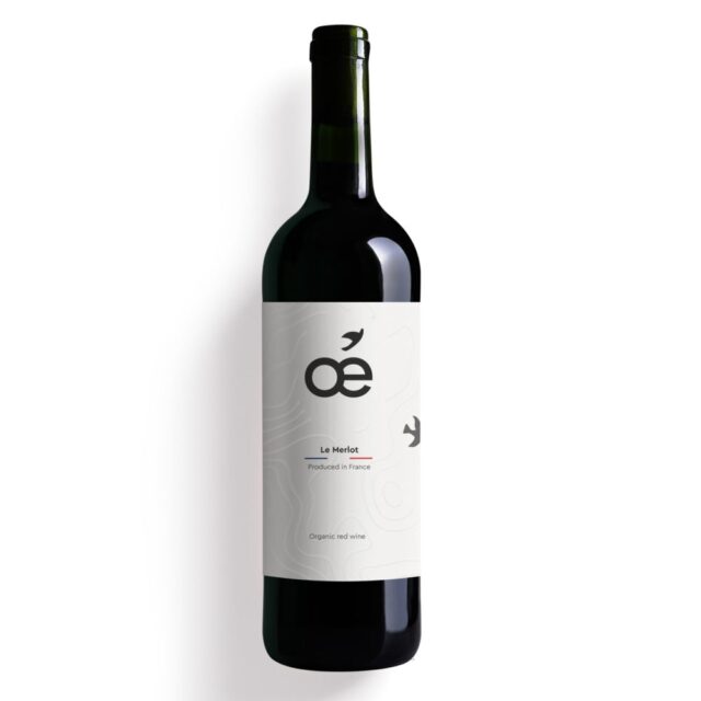 Oe Le Merlot Organic Red Wine French B Corp 2024