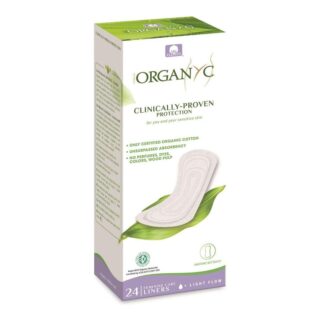 Organyc Pantyliner Light Flow - Flat - 24 Liners