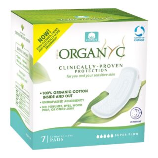 Organyc Overnight Pads (with Wings)