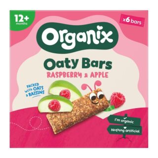 Organix Oaty Bars Raspberry & Apple Multipack (6x23g)