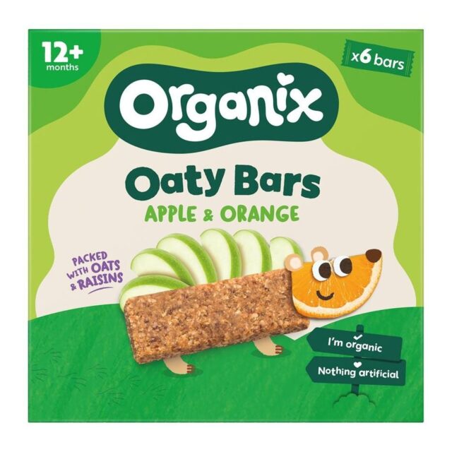 Organix Oaty Bars Apple & Orange Multipack (6x23g)