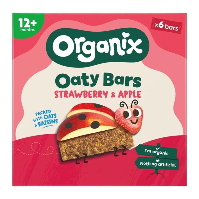 Organix Oaty Bars Strawberry & Apple Multipack (6x23g)