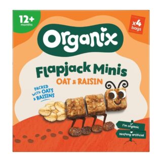Organix Flapjack Minis Oat & Raisin Mini Multipack (4x20g)