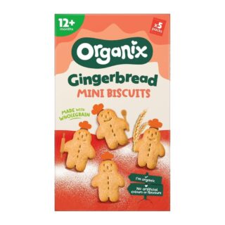 Organix Gingerbread Mini Biscuits Multipack (5x20g)
