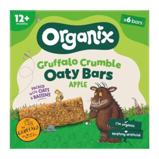 Organix Gruffalo Crumble Oaty Bars Apple (6 x 23g)