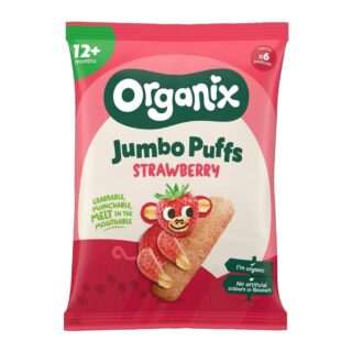 Organix Jumbo Puffs Strawberry
