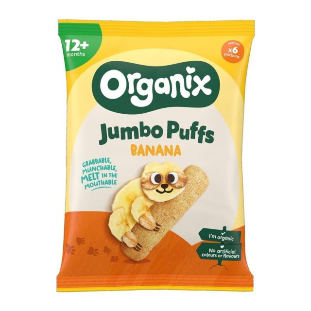 Organix Jumbo Puffs Banana