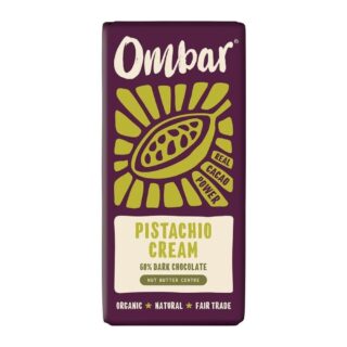 Ombar Organic Vegan Pistachio Centres 60% Dark Chocolate