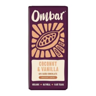 Ombar 60% Dark Chocolate Coconut & Vanilla Centres