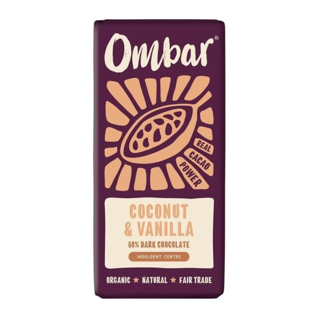 Ombar 60% Dark Chocolate Coconut & Vanilla Centres