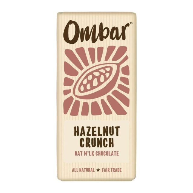 Ombar Oat M'lk Hazelnut Crunch Chocolate Bar