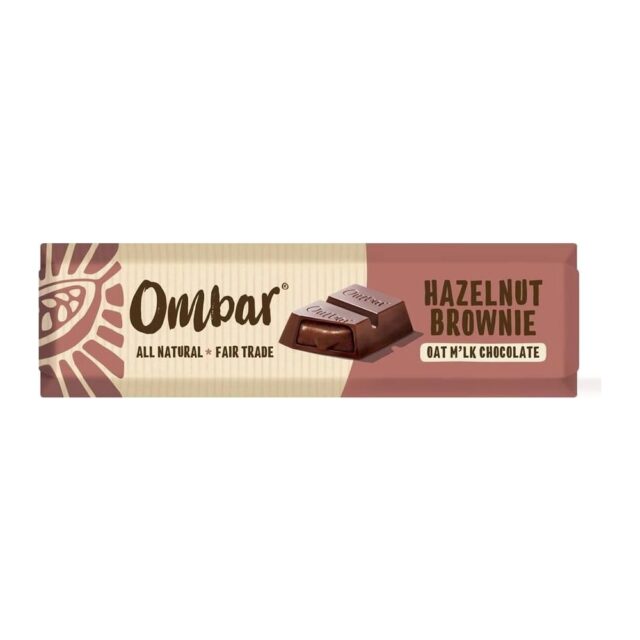 Ombar Oat M'lk Hazelnut Brownie Filled Bar