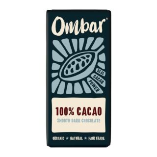 Ombar 100% Cacao Organic Vegan Dark Chocolate