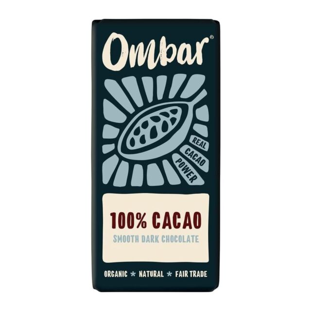 Ombar 100% Cacao Organic Vegan Dark Chocolate