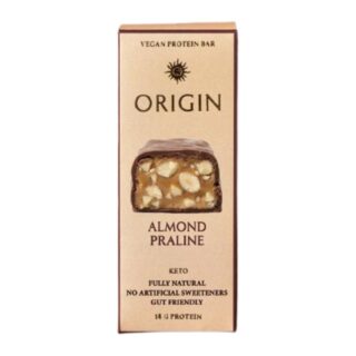 Origin Vegan Protein Bar Keto Almond Praline