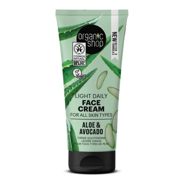 Organic Shop Light Daily Face Cream Aloe & Avocado
