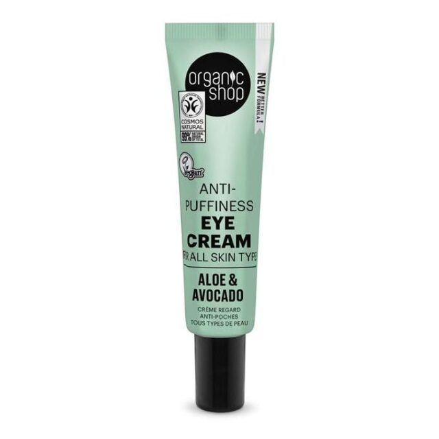 Organic Shop Anti-Puffiness Eye Cream Aloe & Avocado