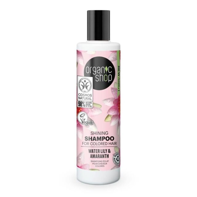 Organic Shop Shining Shampoo Coloured Hair Water Lily & Amaranth