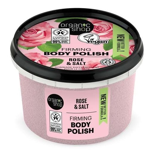 Organic Shop Body Polish Pearl Rose & Salt
