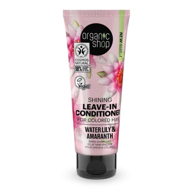 Organic Shop Shining Leave-In Conditioner Coloured Hair Water Lily & Amaranth