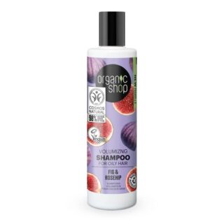 Organic Shop Volumizing Shampoo for Oily Hair Fig & Rosehip