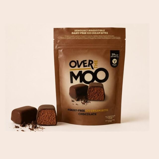 Over The Moo Chocolate Vegan Ice Cream Bites - 8 Bites -