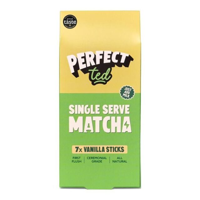 PerfectTed Matcha Powder Sachets Vanilla 7x5g