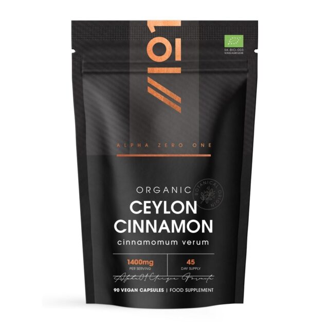 Alpha01 Organic Ceylon Cinnamon 1400mg