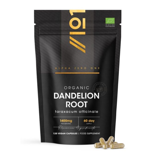 Alpha01 Organic Dandelion Root Powder 1400mg