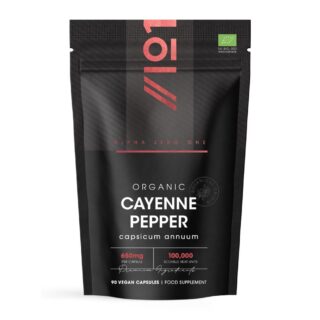 Alpha01 Organic Cayenne Pepper 650mg