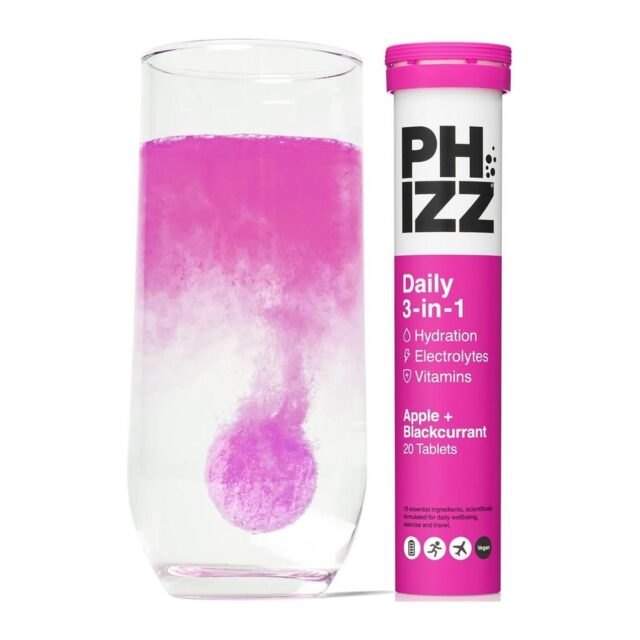 Phizz 3in1 Hydration Electrolytes Vitamins - Apple & Blackcurrant -