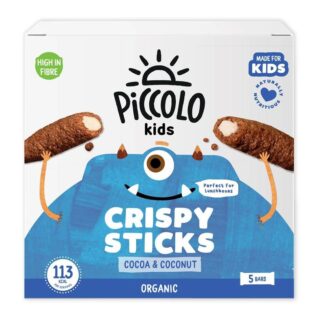 Piccolo Organic Cocoa & Coconut Crispy Sticks 5x25g