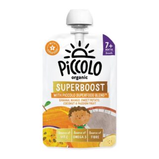 Piccolo Organic Superboost Banana Coconut and Passionfruit