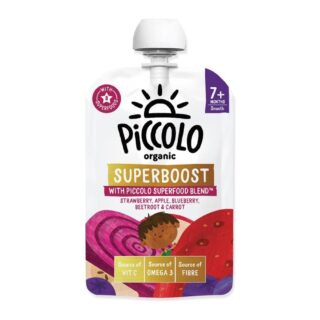 Piccolo Organic Superboost Strawberry Blueberry and Beetroot
