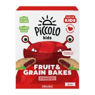 Piccolo Organic Fruit & Grain Bar - Strawberry 6x22g